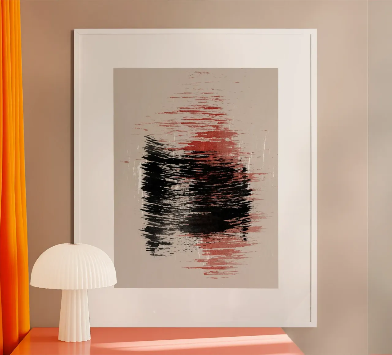 Strokes 9B | Black & Red poster da sabidussi