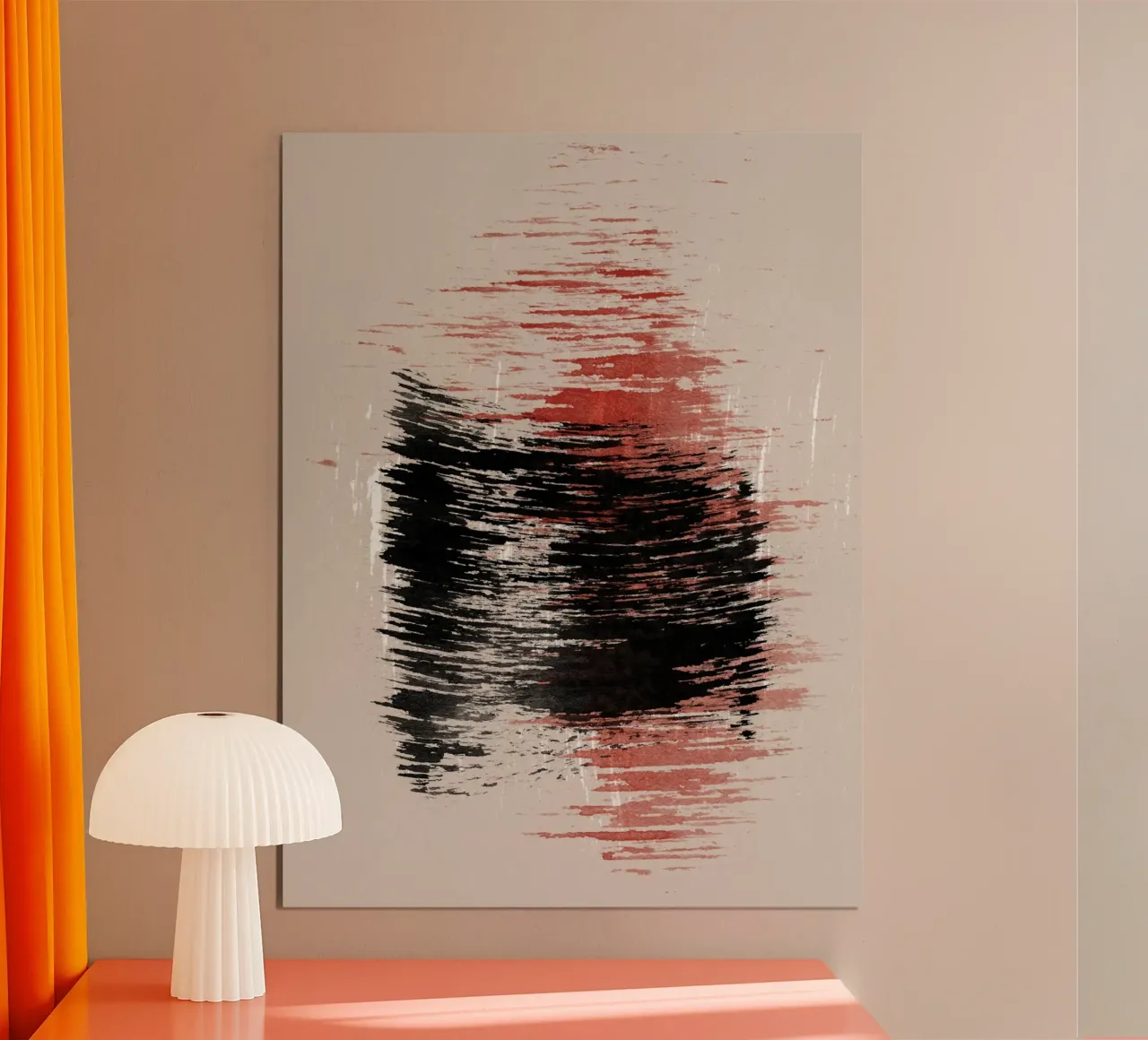 Strokes 9B | Black & Red poster da sabidussi