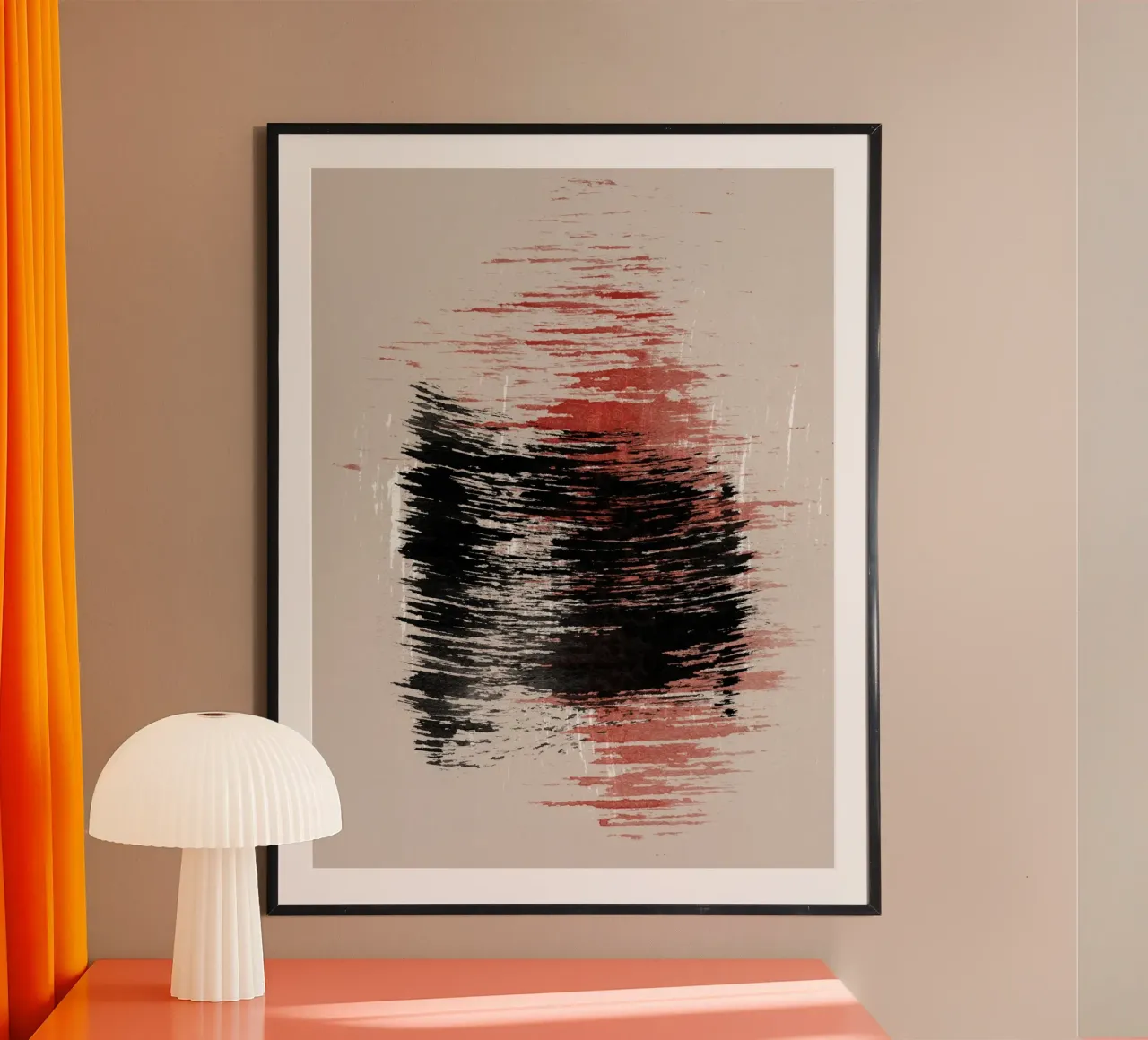 Strokes 9B | Black & Red poster da sabidussi