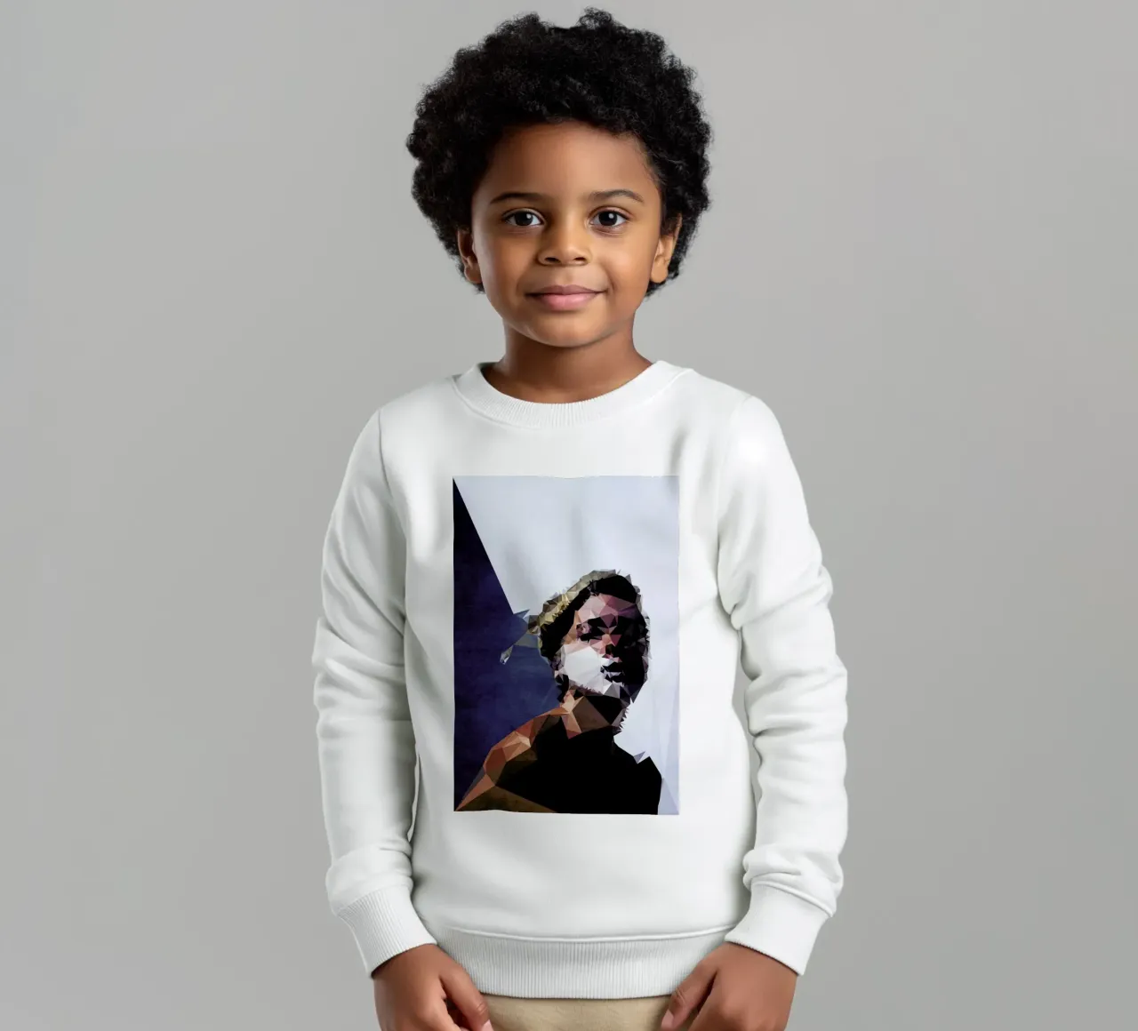 Sunshine & Shadows kids sweatshirt by Kubistika