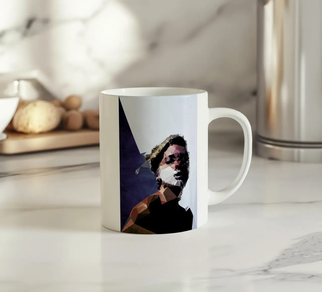Sunshine & Shadows Keramik Tasse von Kubistika