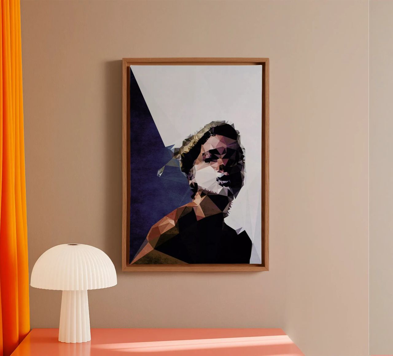 Sunshine & Shadows canvas by Kubistika