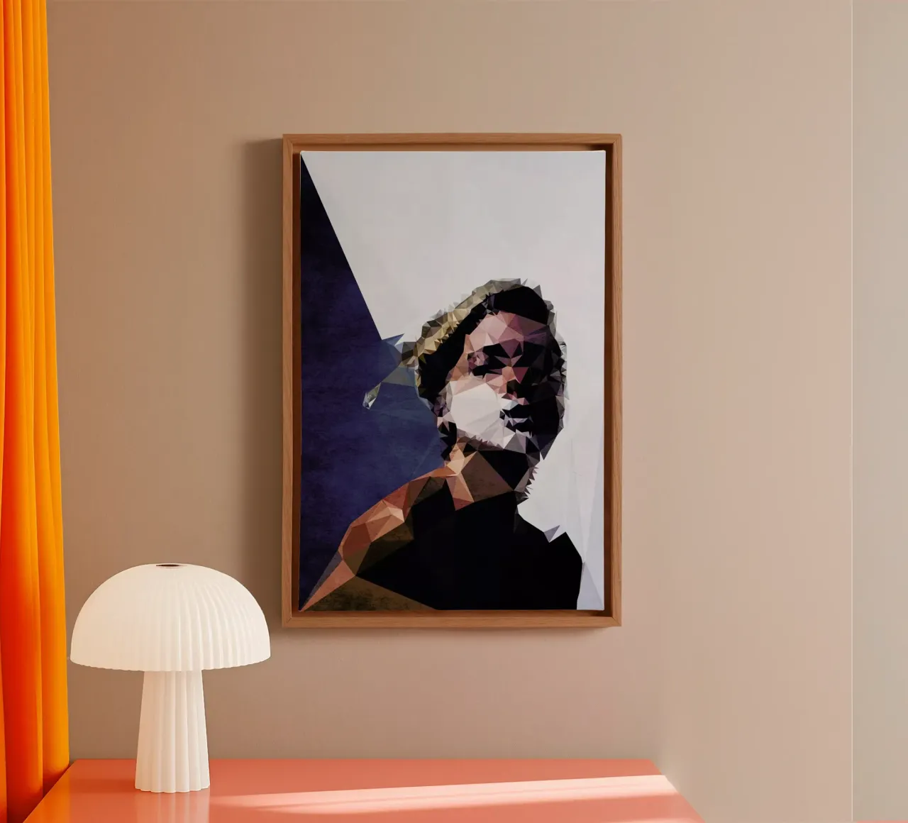 Sunshine & Shadows canvas by Kubistika