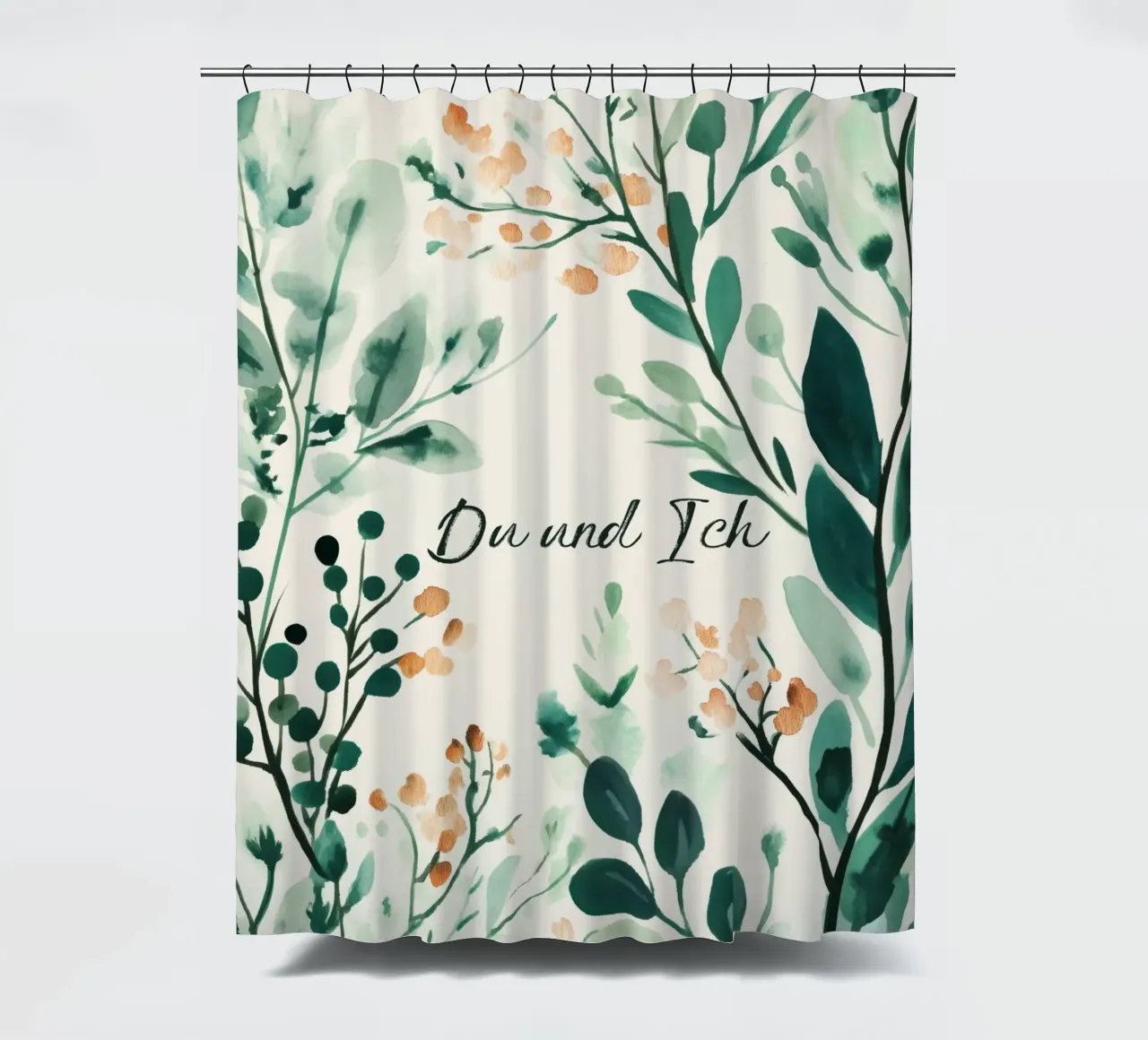 Du Und Ich shower curtain by treechild