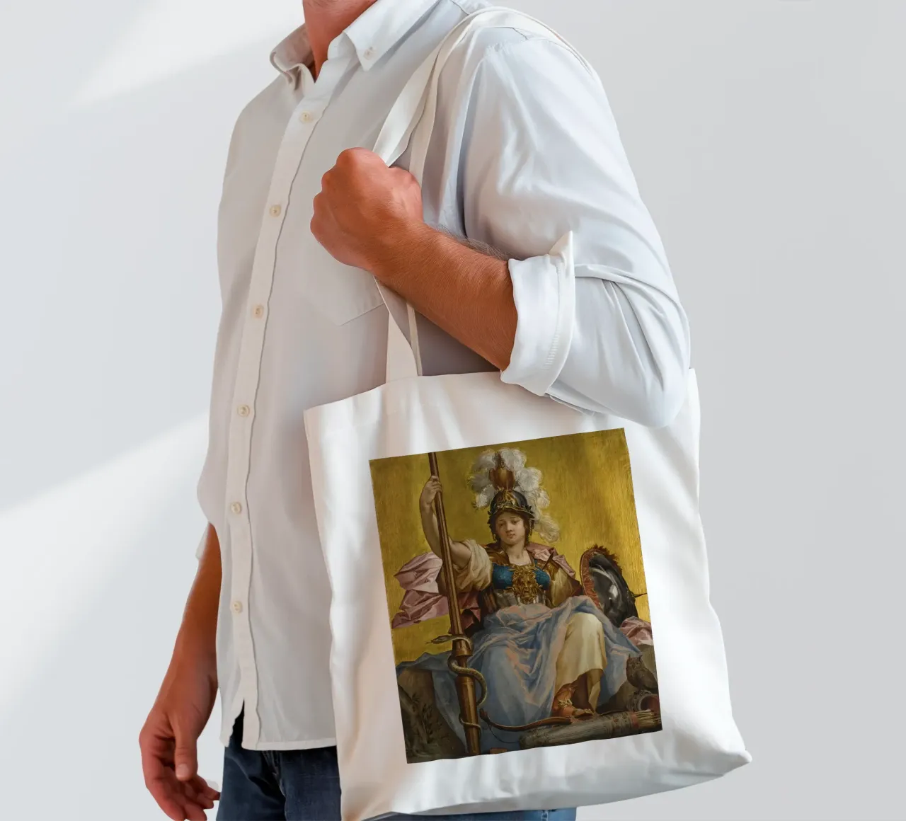 Johan Sylvius - Minerva borsa in juta da William Store