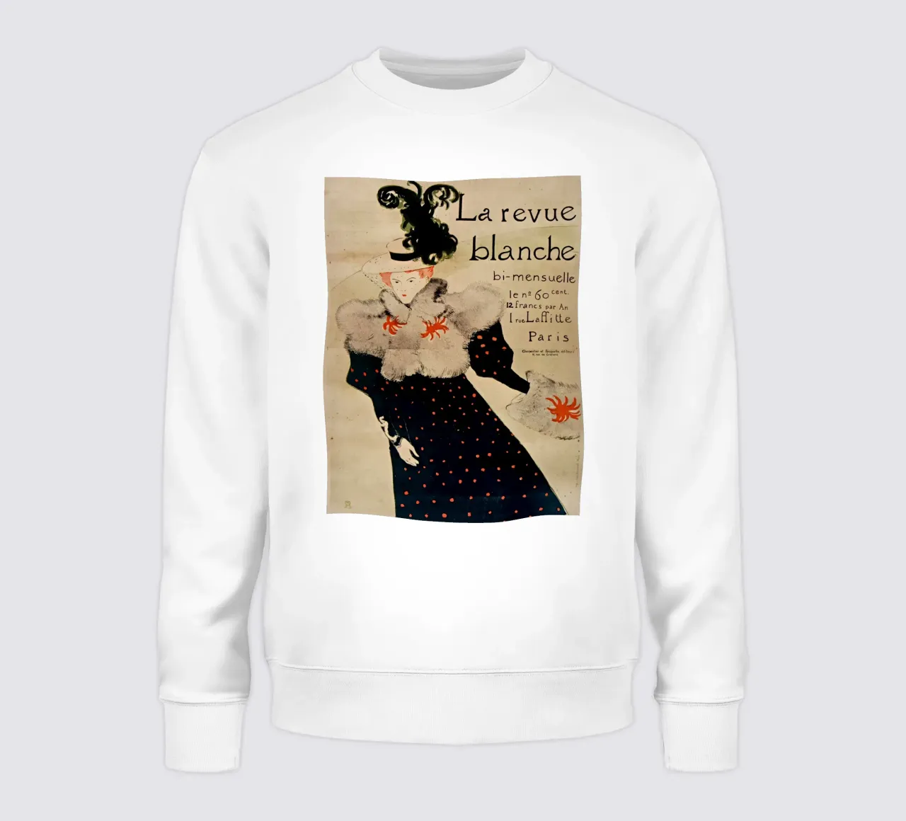 Henri de Toulouse-Lautrec - La Revue Blanche La Revista Blanca sudadera de Timeless Artworks