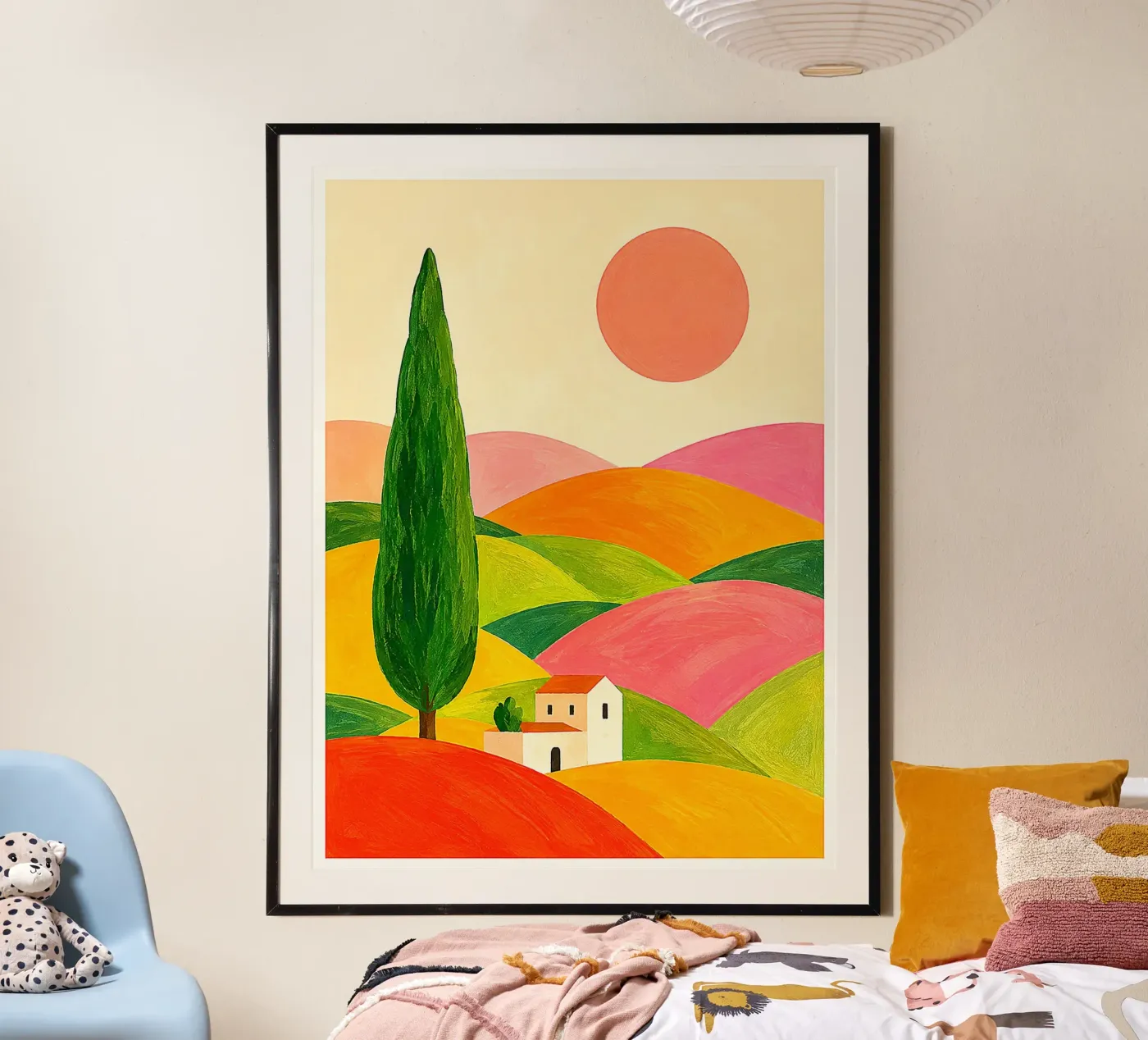Paesaggio toscano poster da Bold Canvas Prints