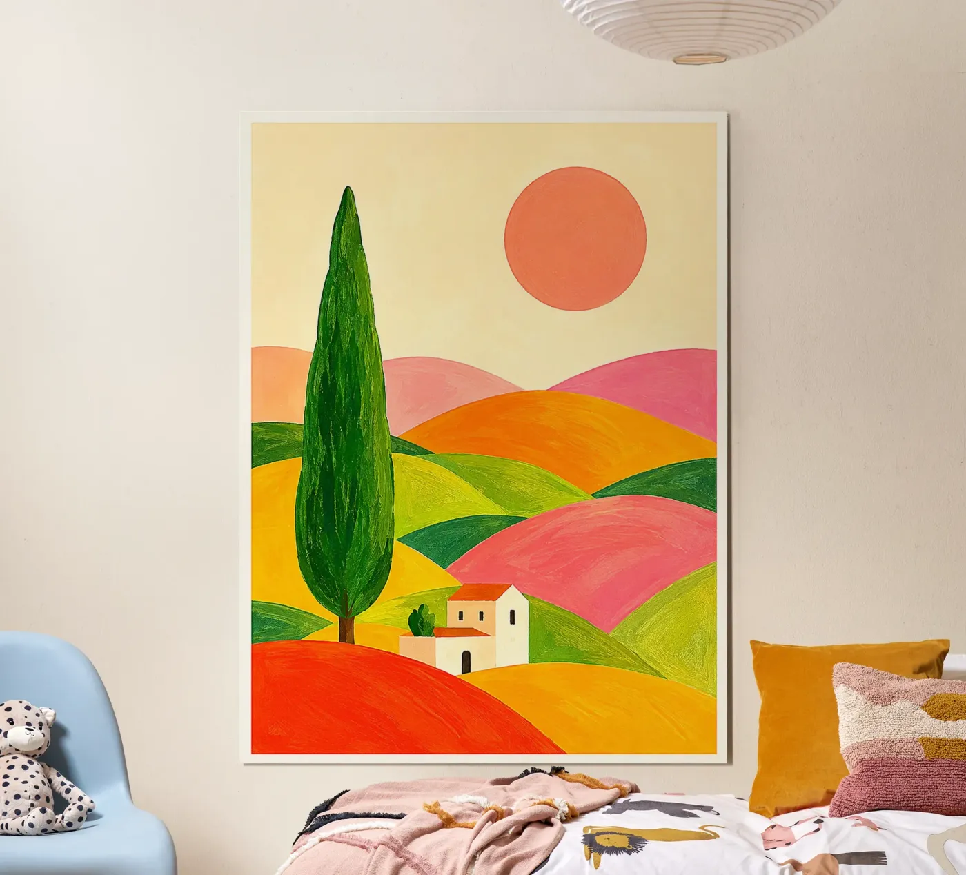 Paesaggio toscano poster da Bold Canvas Prints