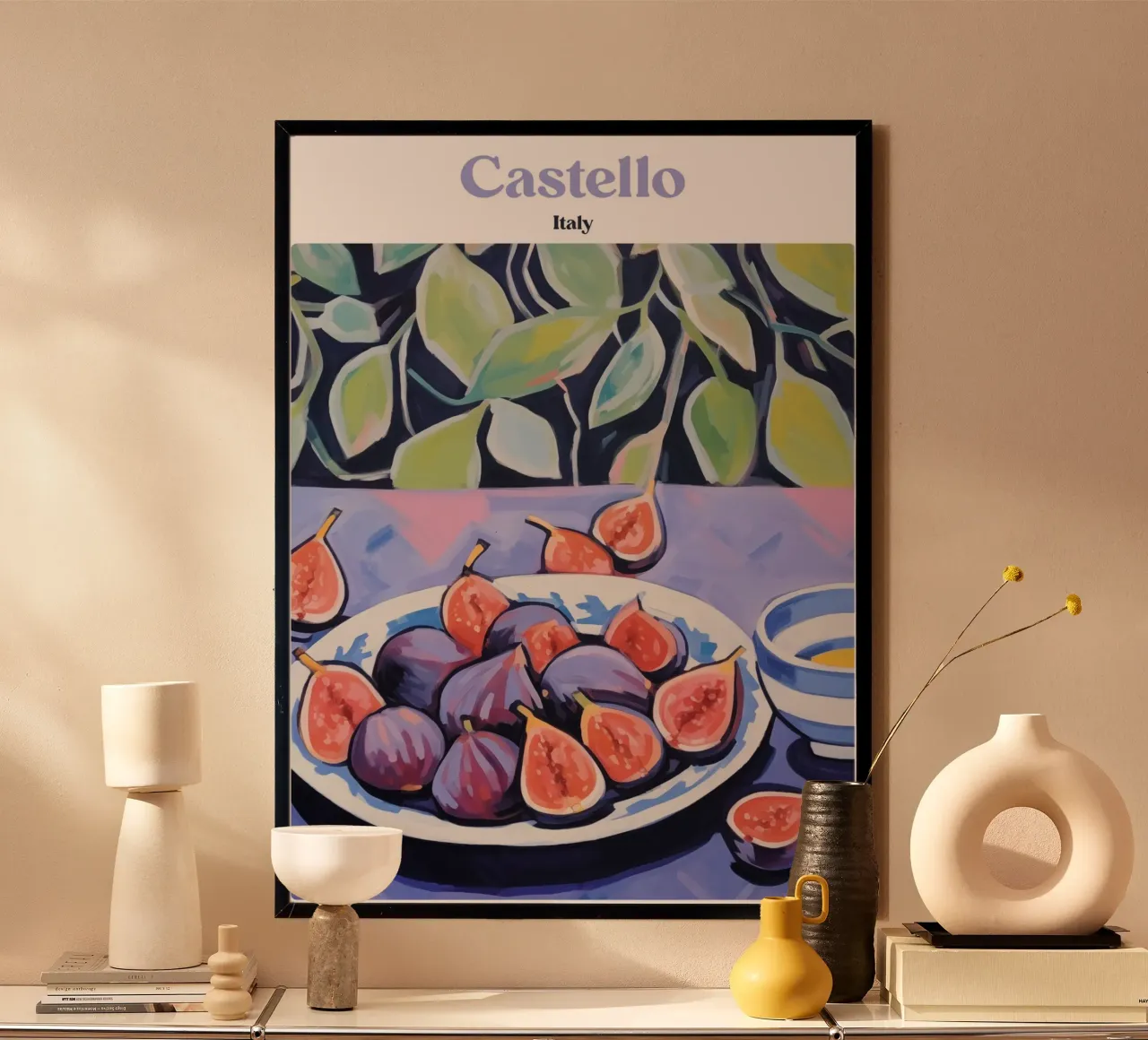 Boho Poster Club 2 Castello poster con telaio in plastica da Boho Print Collection