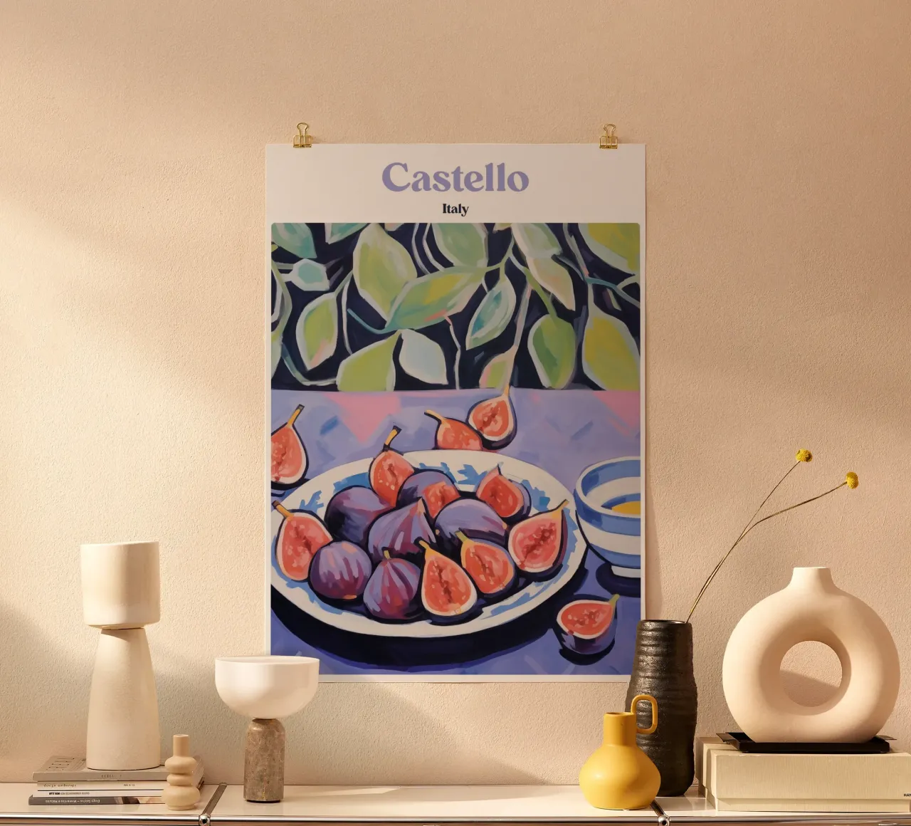 Boho Poster Club 2 Castello poster con telaio in plastica da Boho Print Collection