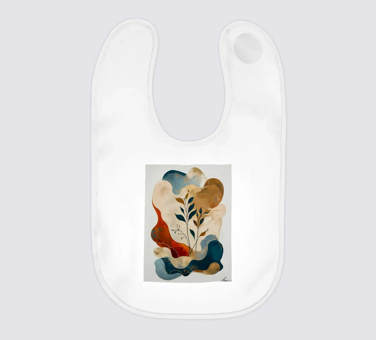 Paesaggio onirico intrecciato bavaglino da Artistic-shop