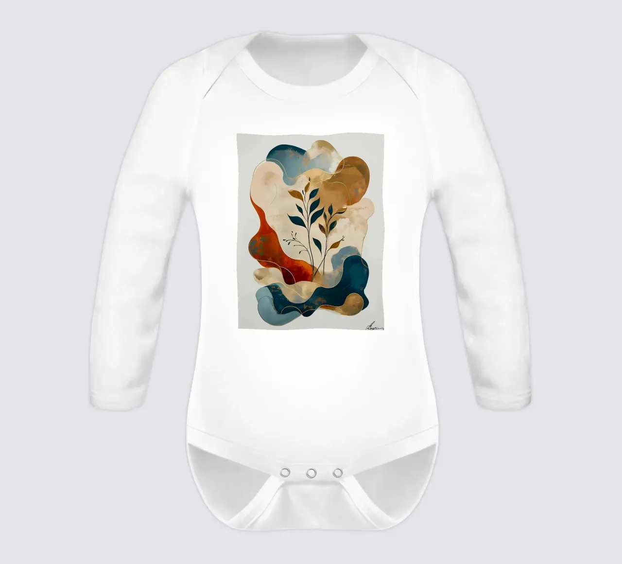 Verwobene Traumlandschaft Langarm Babybody von Artistic-shop