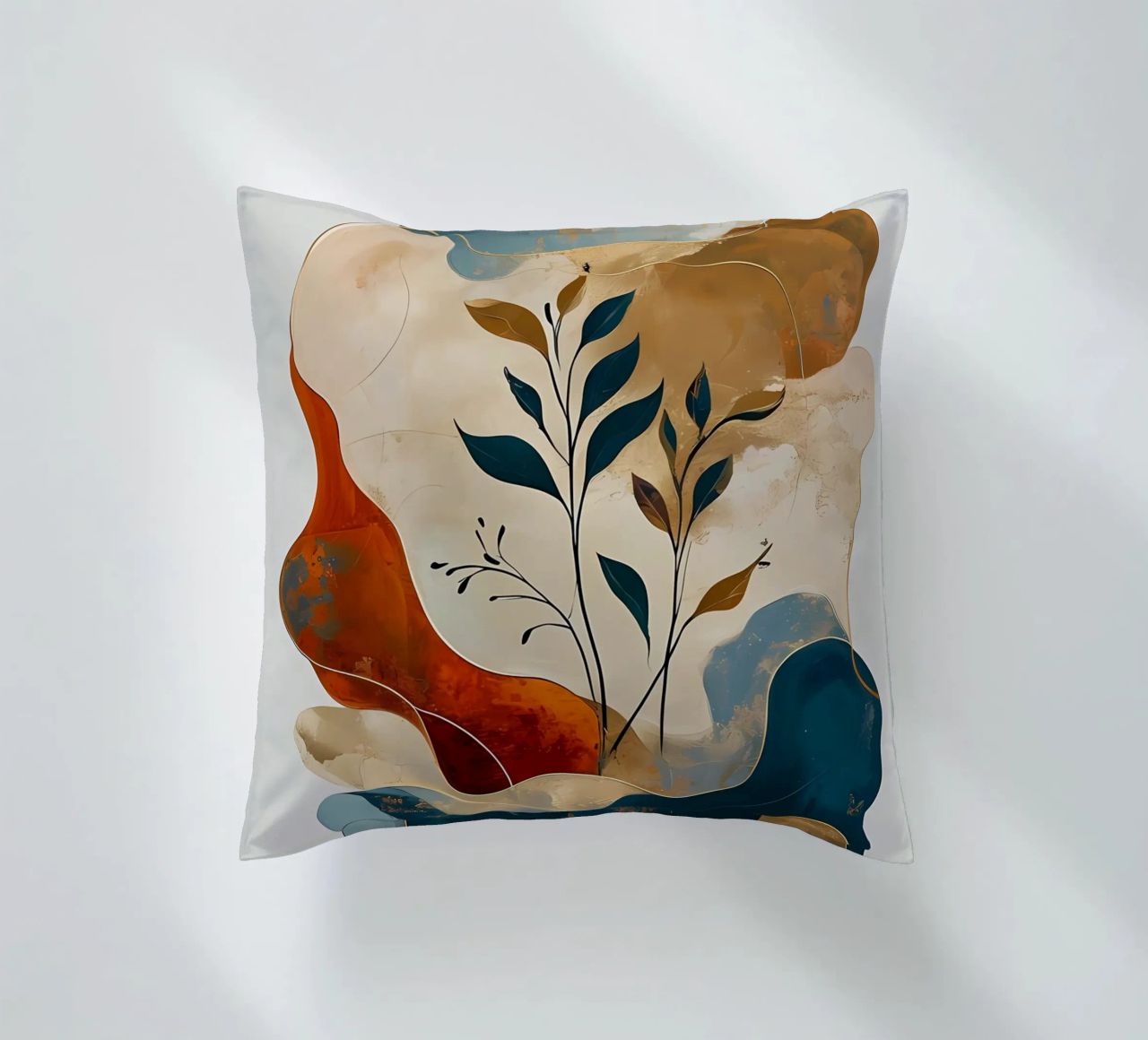 Paesaggio onirico intrecciato cuscino da Artistic-shop