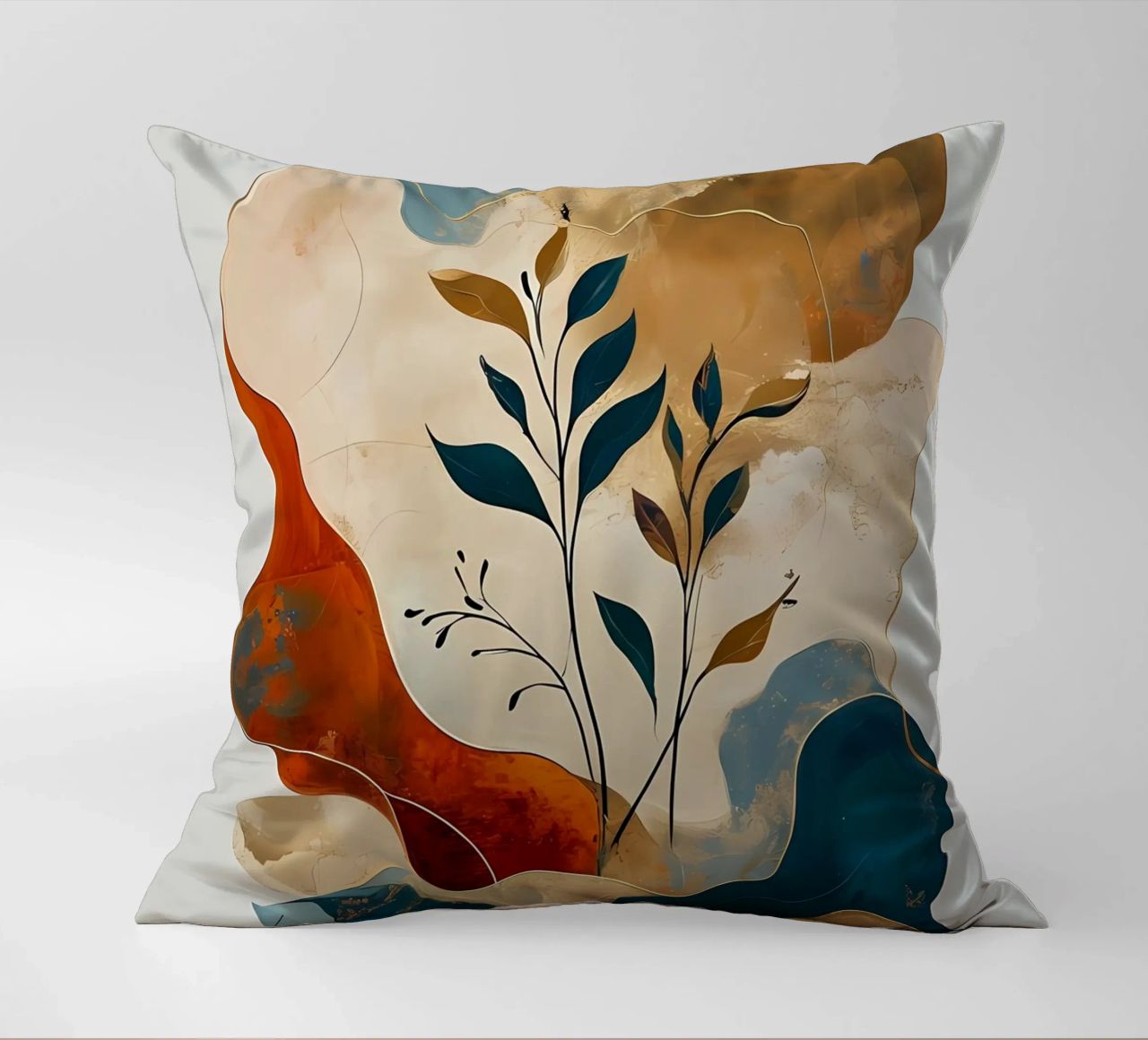 Paesaggio onirico intrecciato cuscino da Artistic-shop