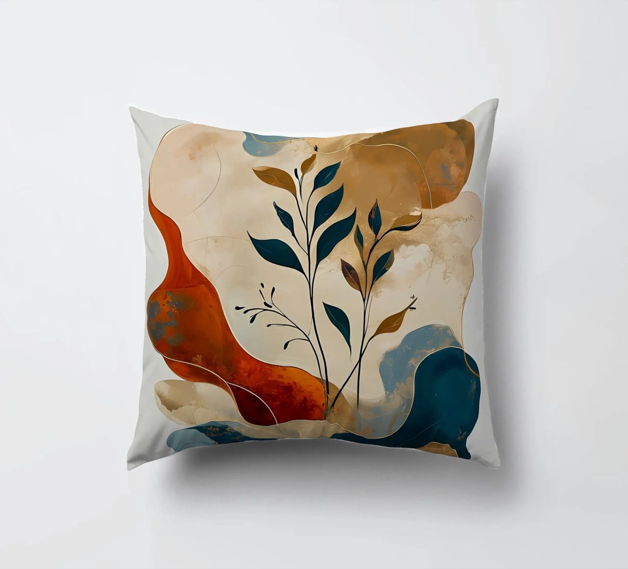 Paesaggio onirico intrecciato cuscino da Artistic-shop