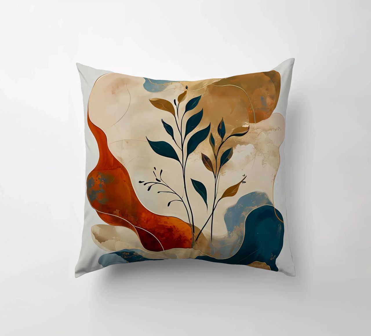 Paesaggio onirico intrecciato cuscino da Artistic-shop
