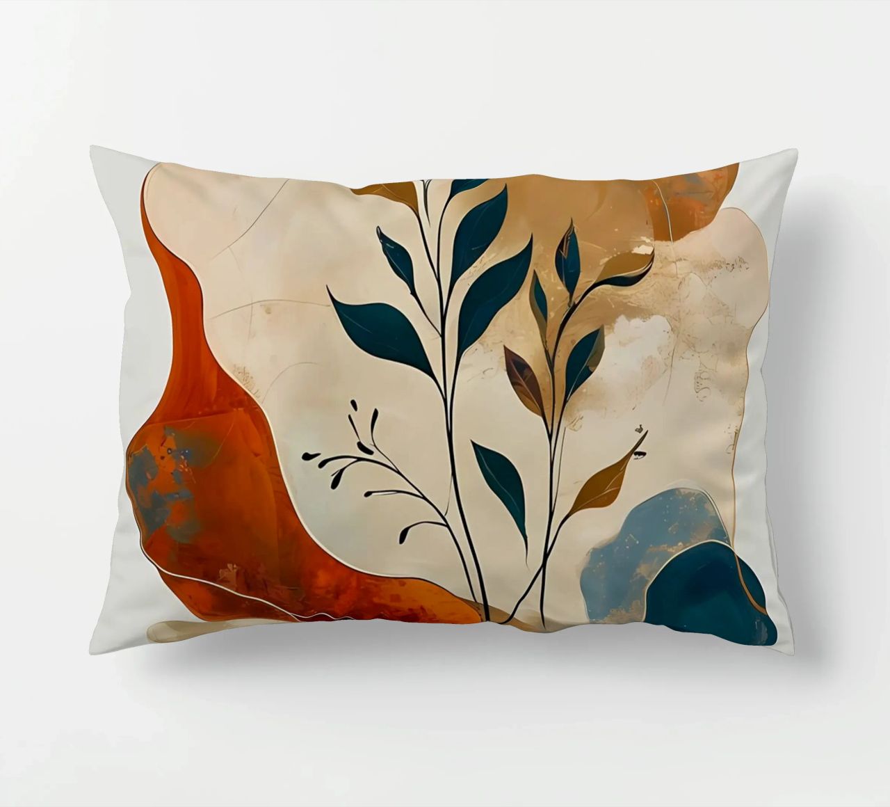 Paesaggio onirico intrecciato cuscino da Artistic-shop