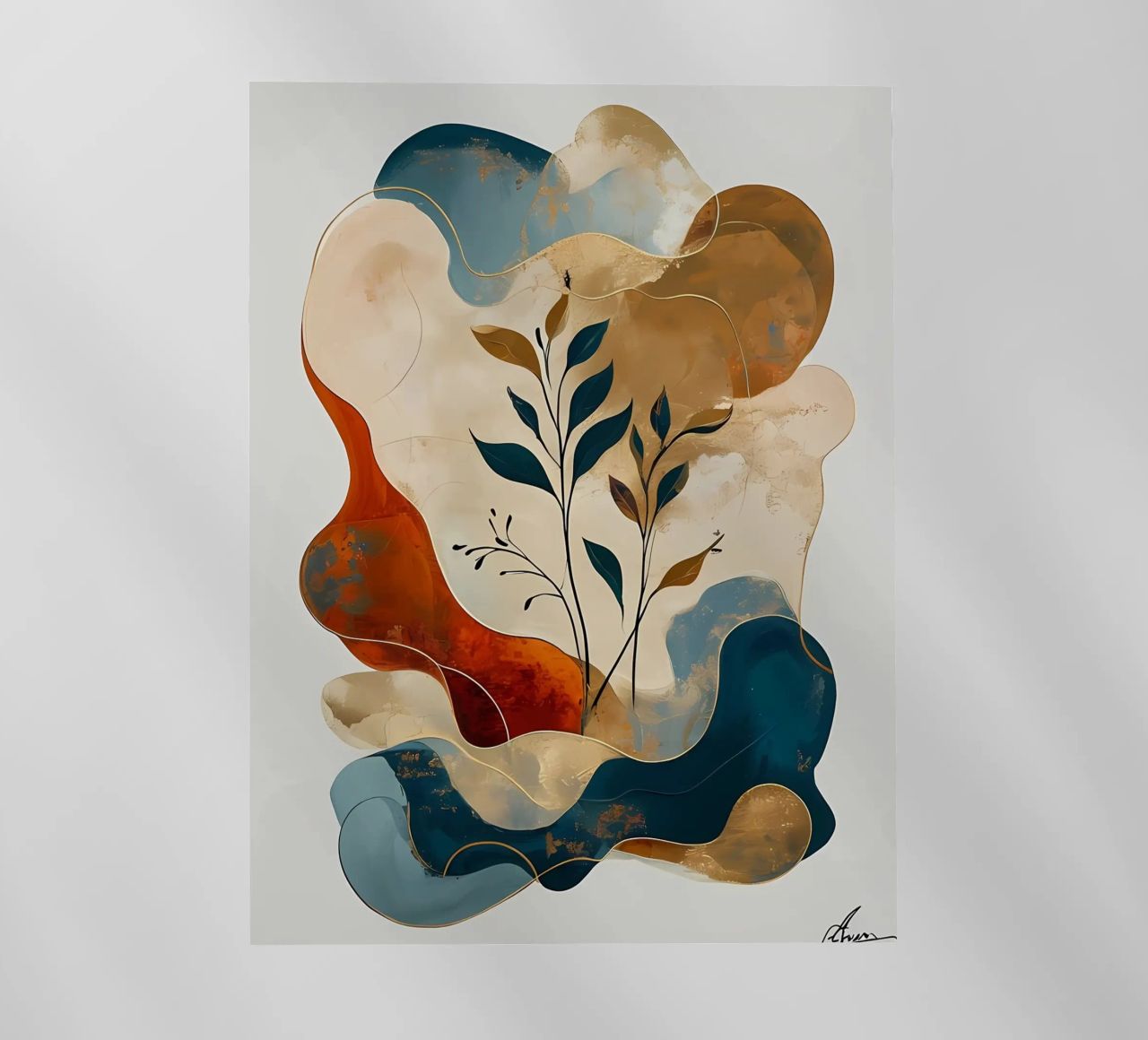 Paisaje onírico entretejido lámina retroiluminada de Artistic-shop