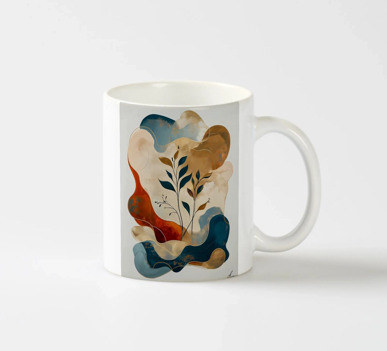 Paesaggio onirico intrecciato tazza in ceramica da Artistic-shop