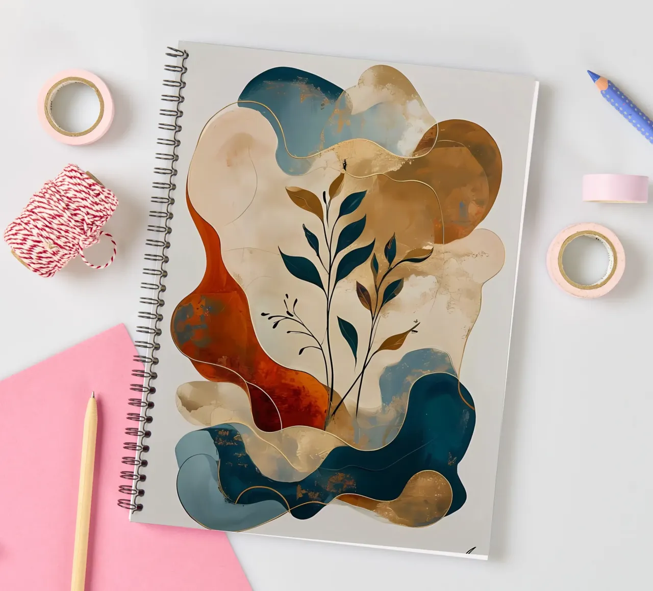 Interwoven Dreamscape spiral notebook by Artistic-shop
