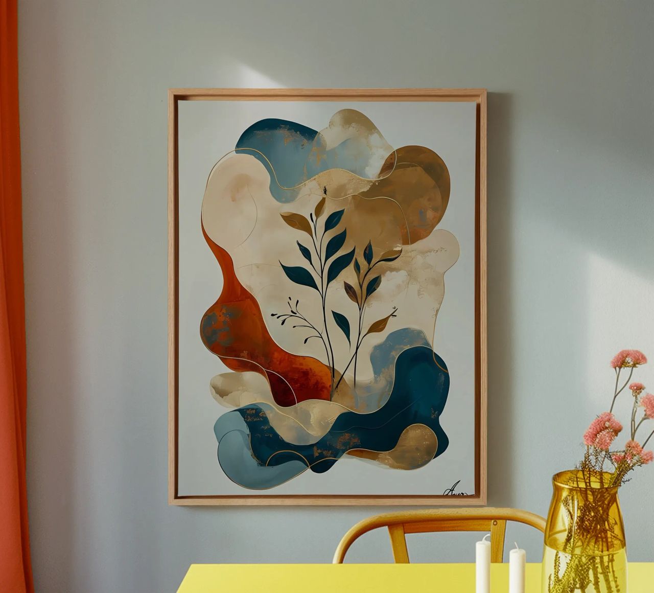 Verwobene Traumlandschaft Leinwand von Artistic-shop