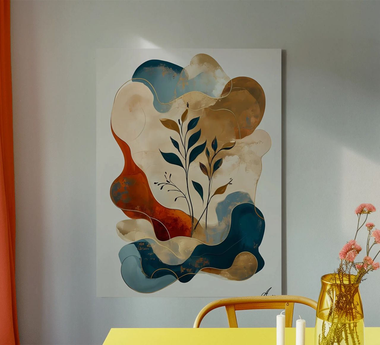 Verwobene Traumlandschaft Leinwand von Artistic-shop