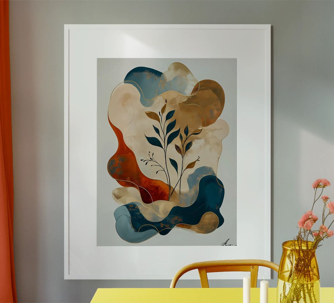Paesaggio onirico intrecciato poster da Artistic-shop