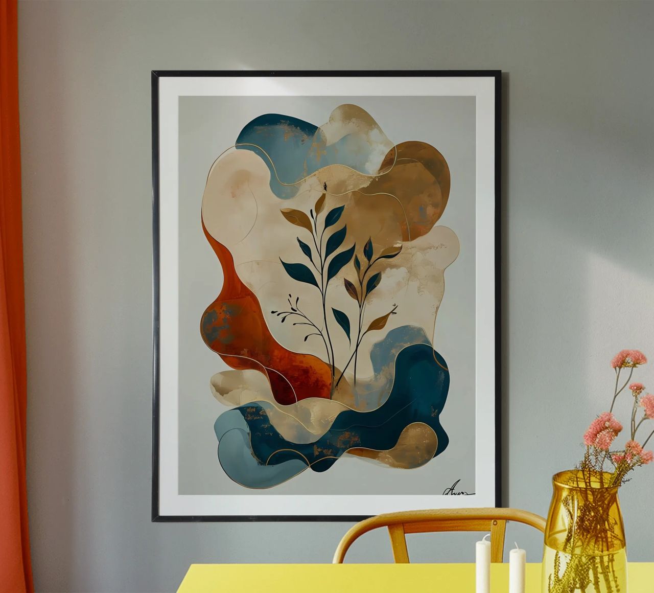 Paesaggio onirico intrecciato poster da Artistic-shop