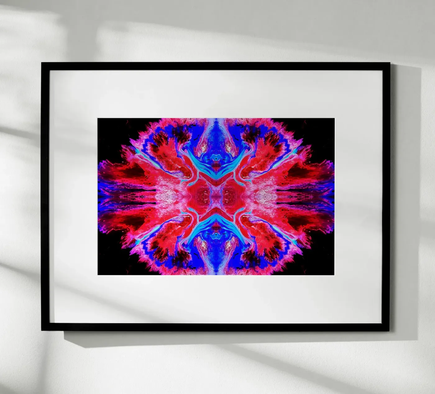 Neon Rorschach poster by rheyes