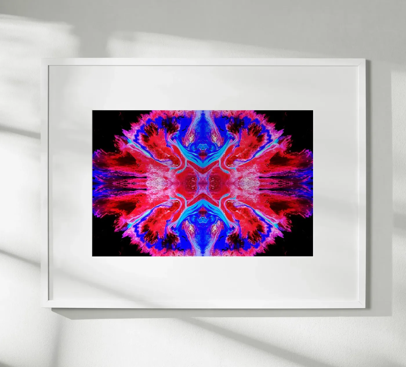 Neon Rorschach poster by rheyes
