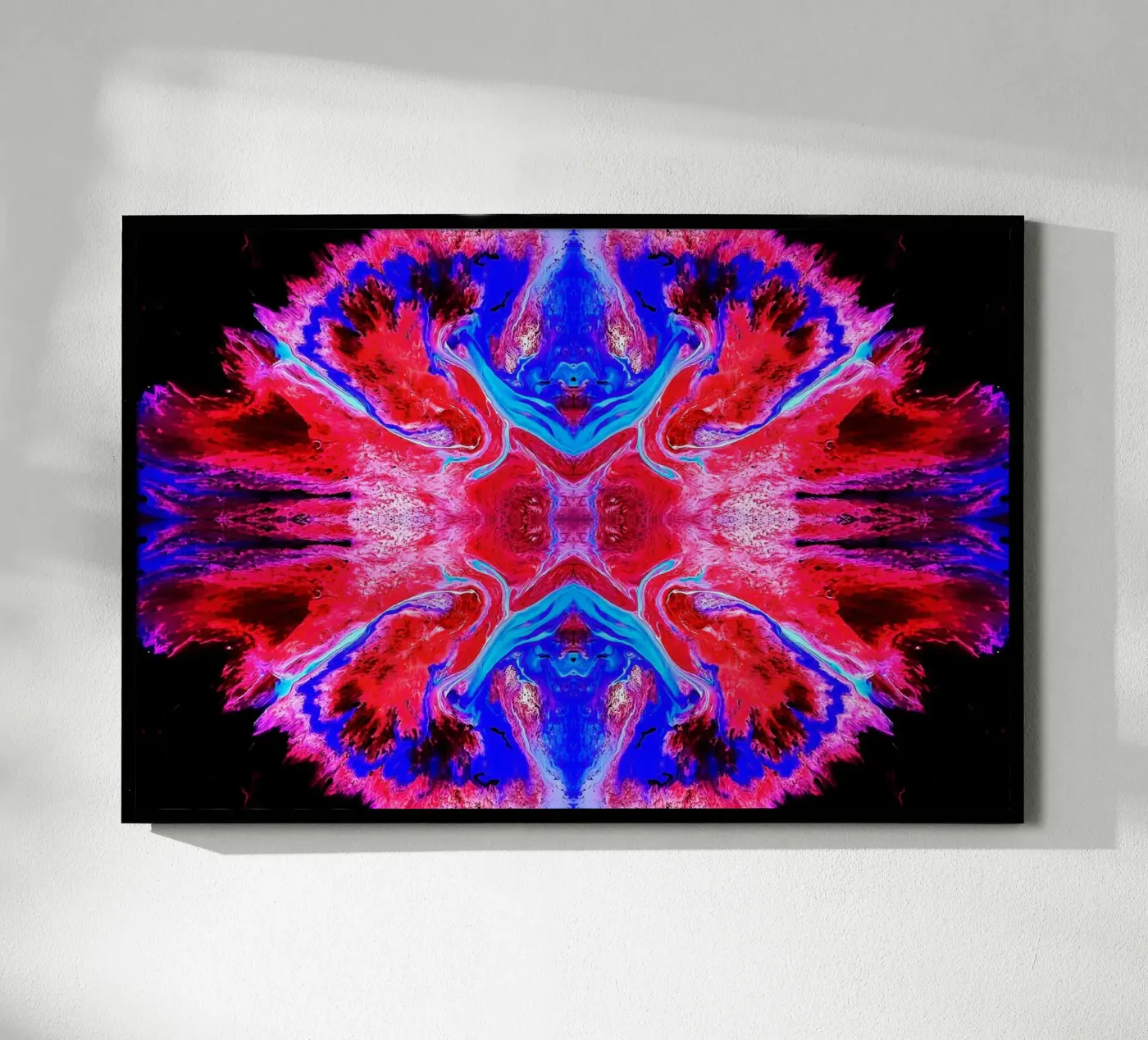 Neon Rorschach poster by rheyes