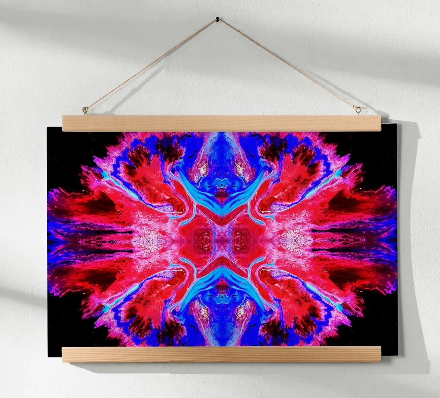 Neon Rorschach poster by rheyes