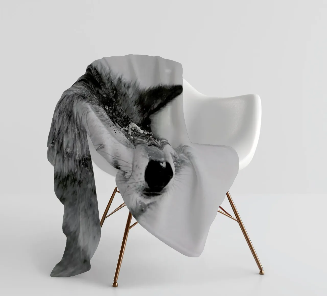 The Wolf fleecedeken van Studio One