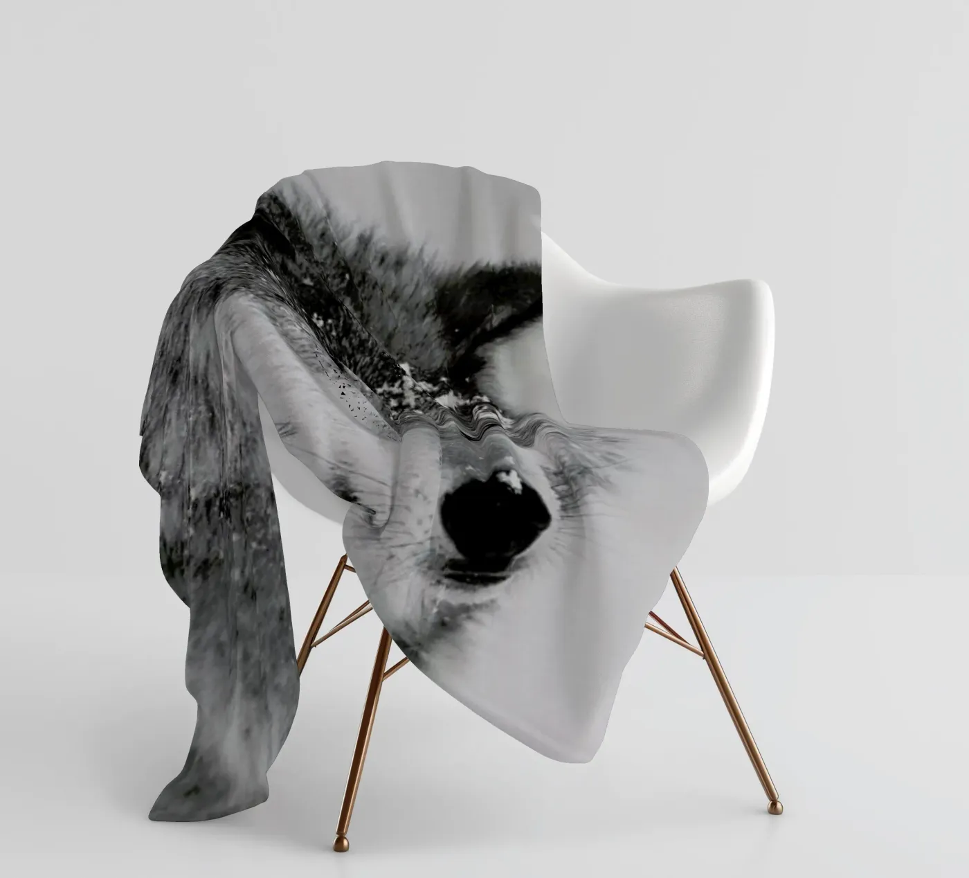 The Wolf Fleecedecke von Studio One