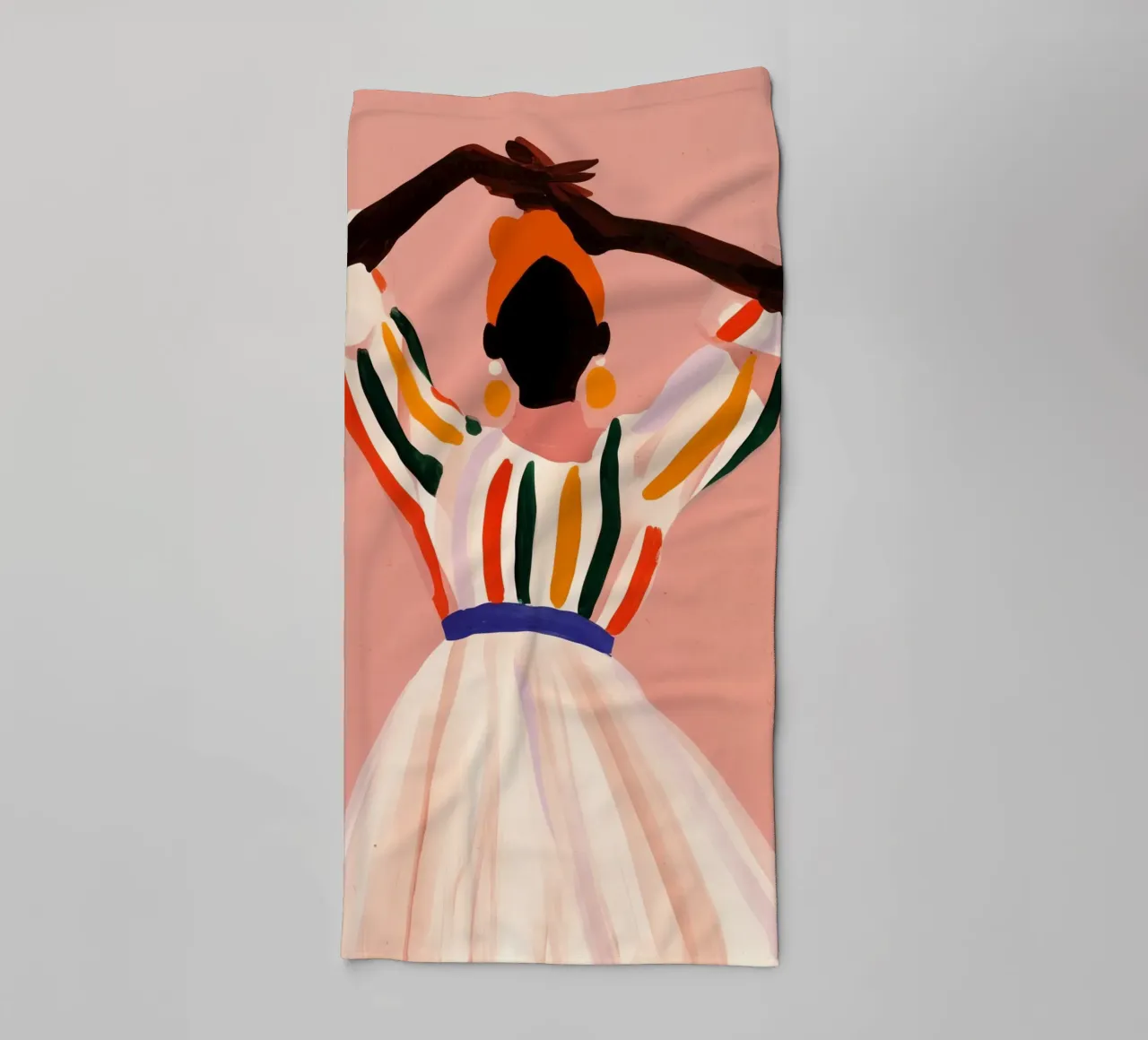 Posing Amita towel by treechild