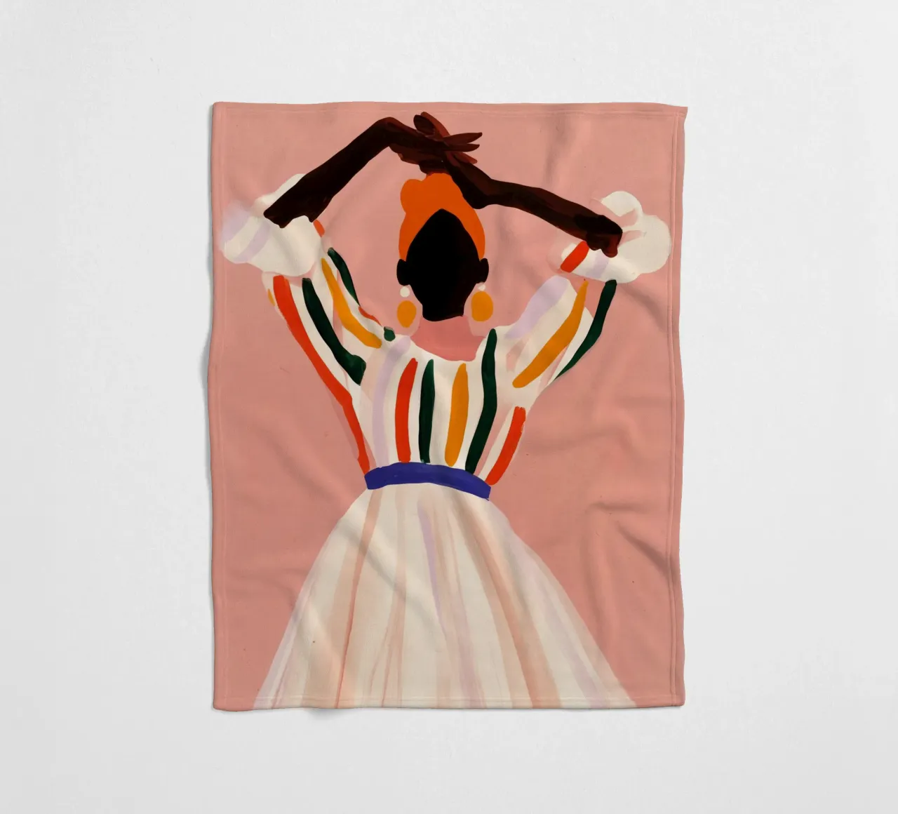 Posing Amita coperta in pile da treechild