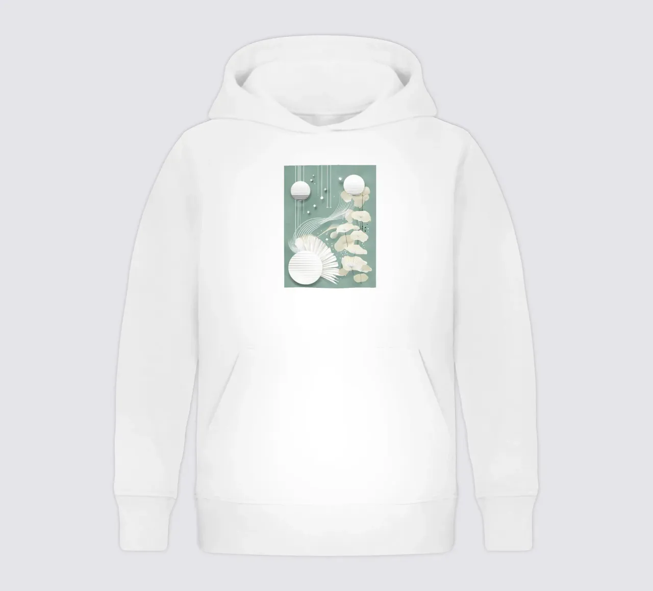 Flusso tranquillo felpa bambino con cappuccio da Artistic-shop