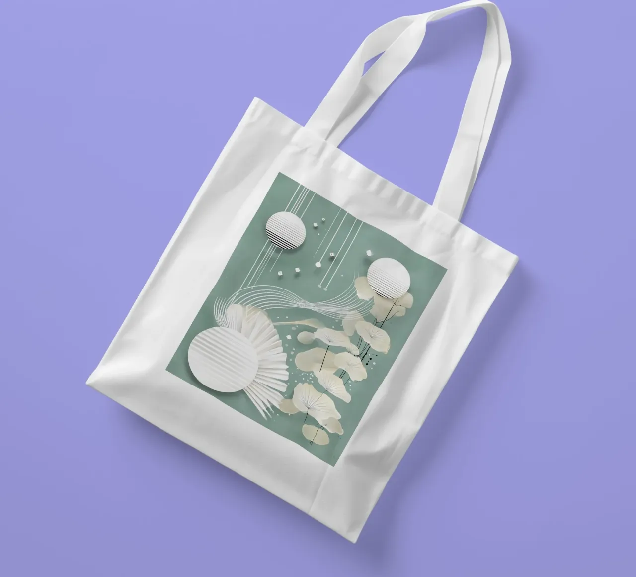 Flusso tranquillo borsa in juta da Artistic-shop