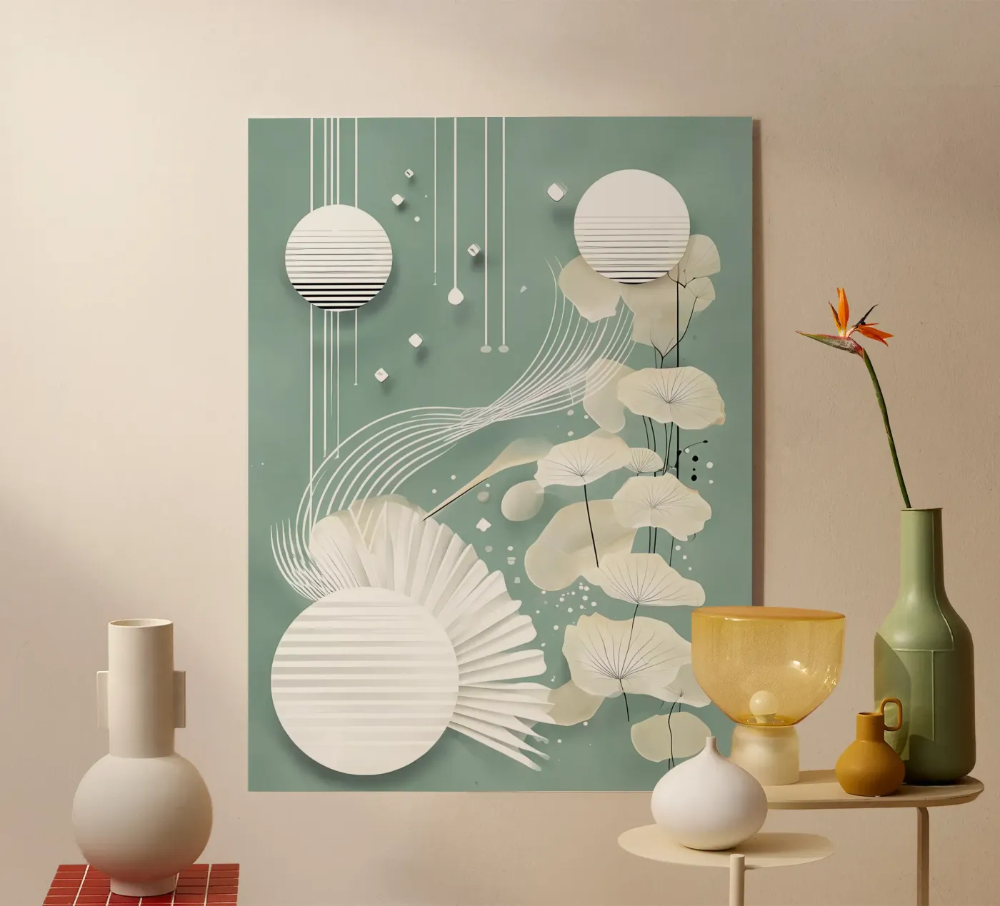 Tranquil Flow Acryl-Glas von Artistic-shop