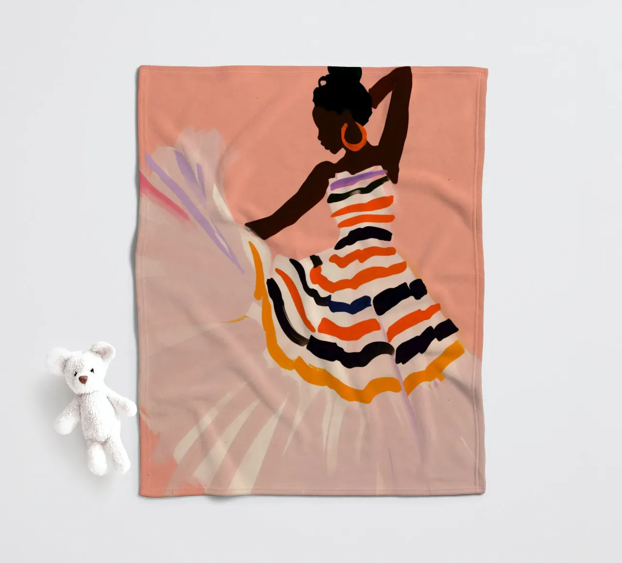 Dancing Amita No 2 coperta in pile da treechild