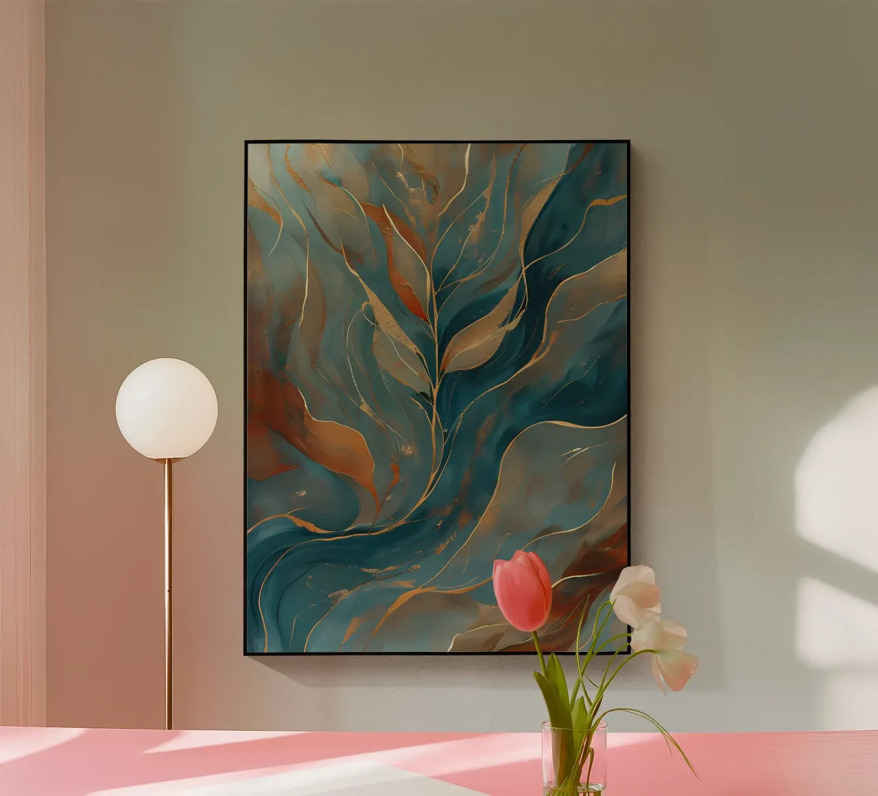 Fiore d'oro product.type.acrylglas common.byCreator Artistic-shop