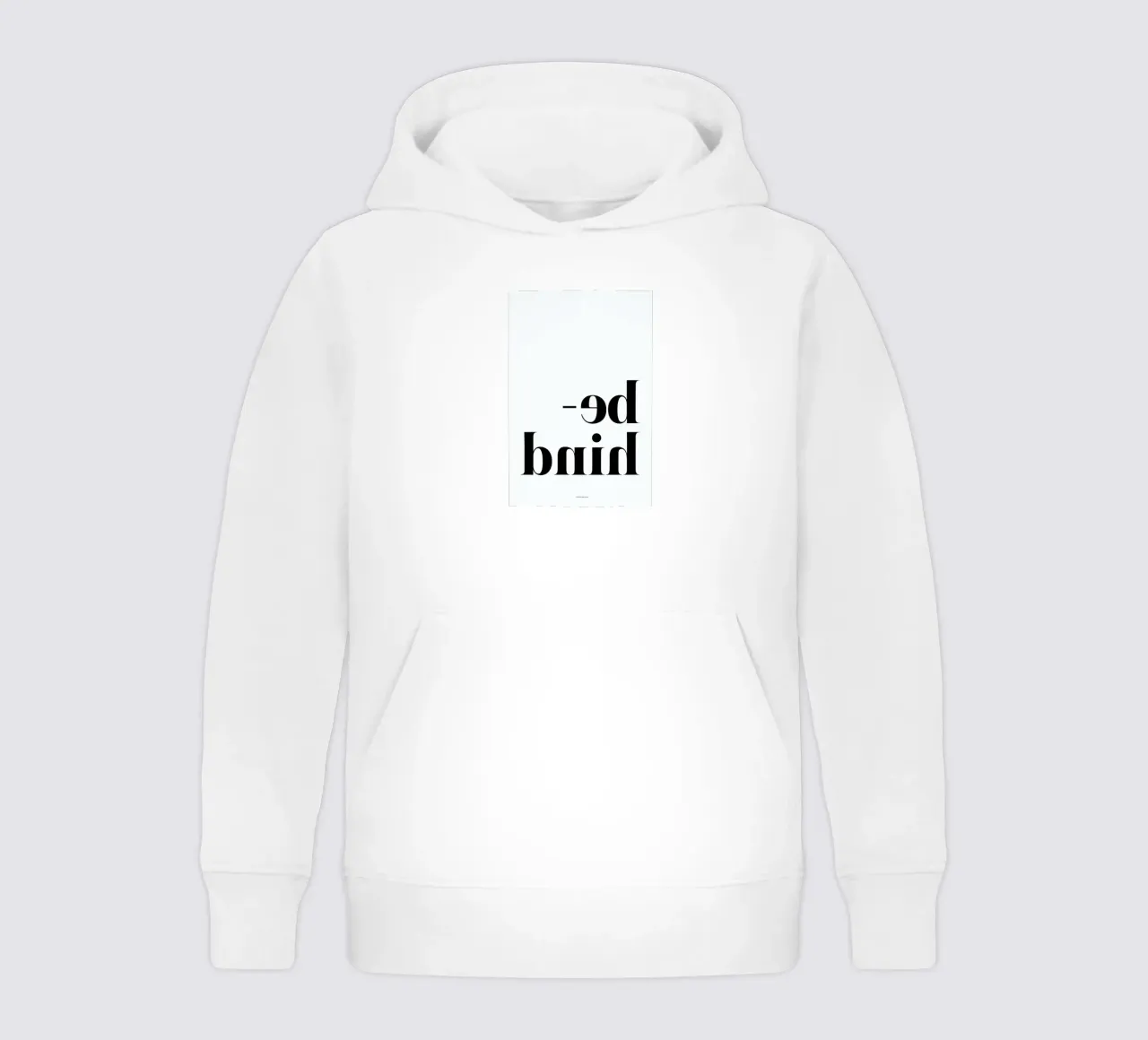 Behind kids hoodie by The Wall Shop