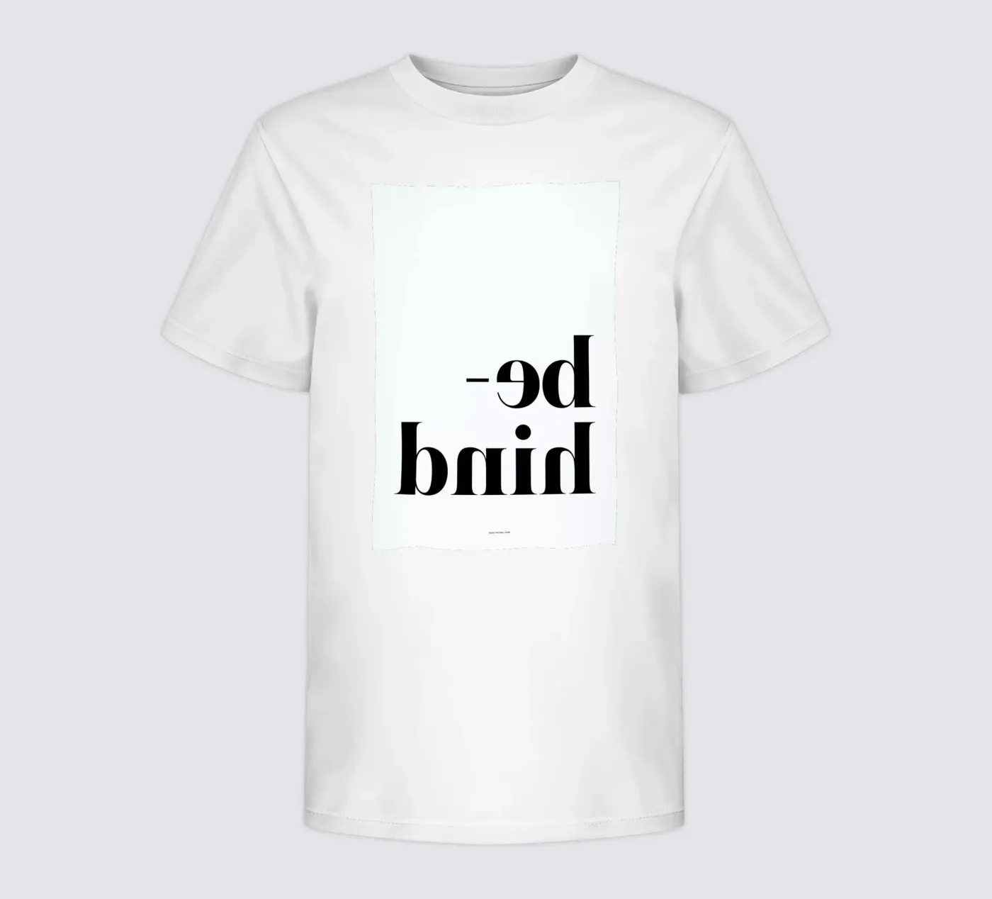 Behind kinder t-shirt van The Wall Shop