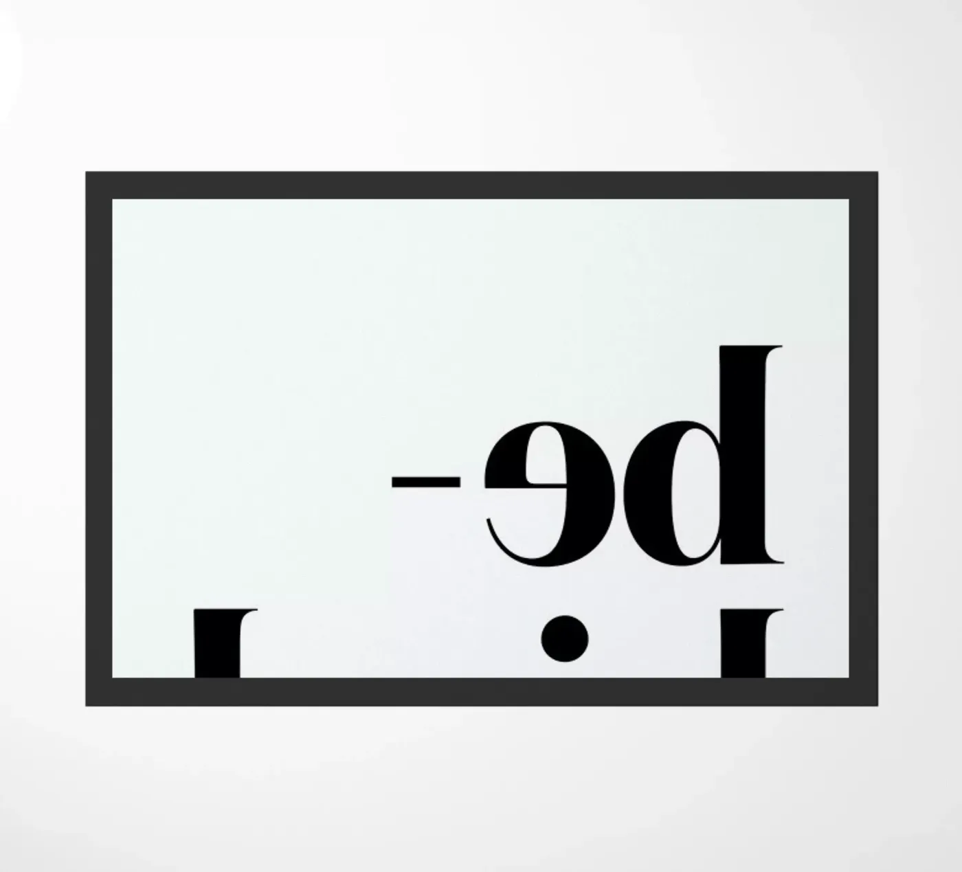 Behind zerbino da The Wall Shop