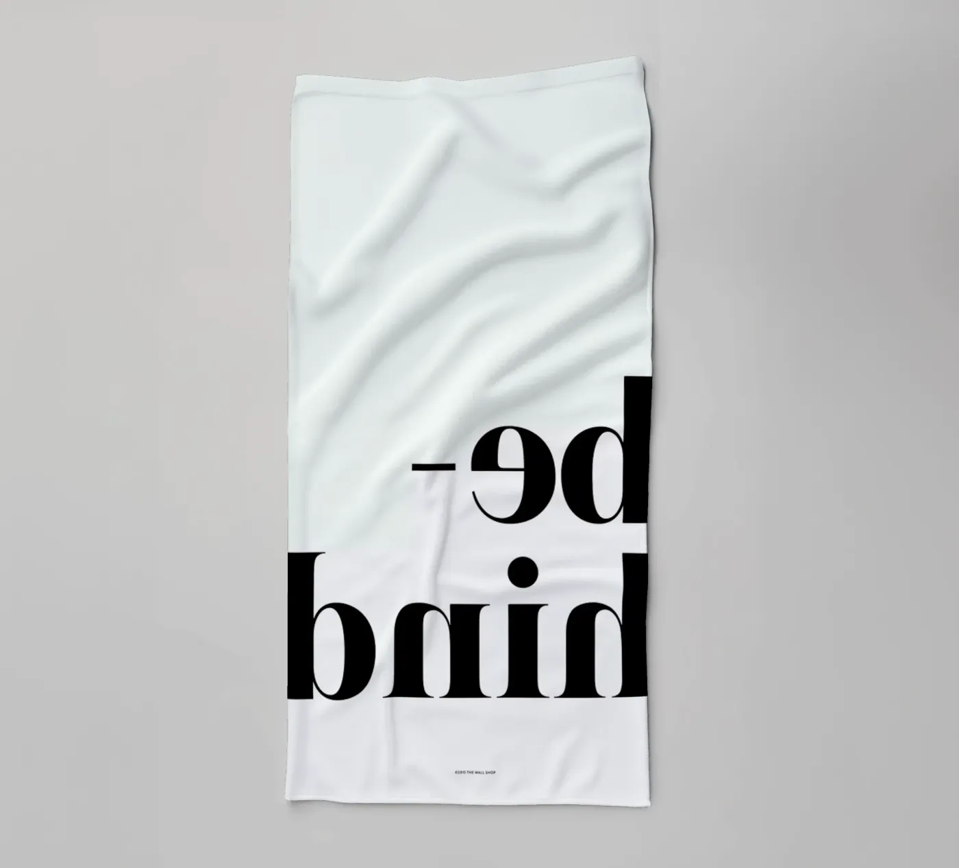 Behind badhanddoek van The Wall Shop