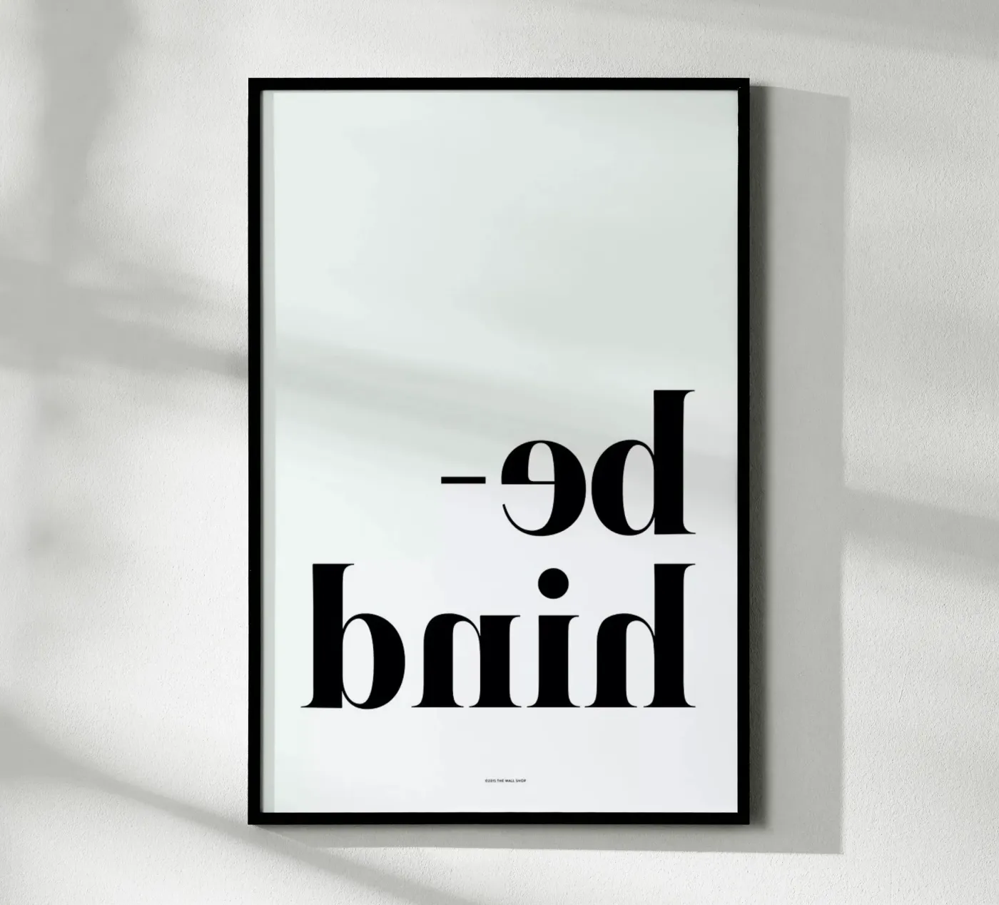 Behind poster van The Wall Shop