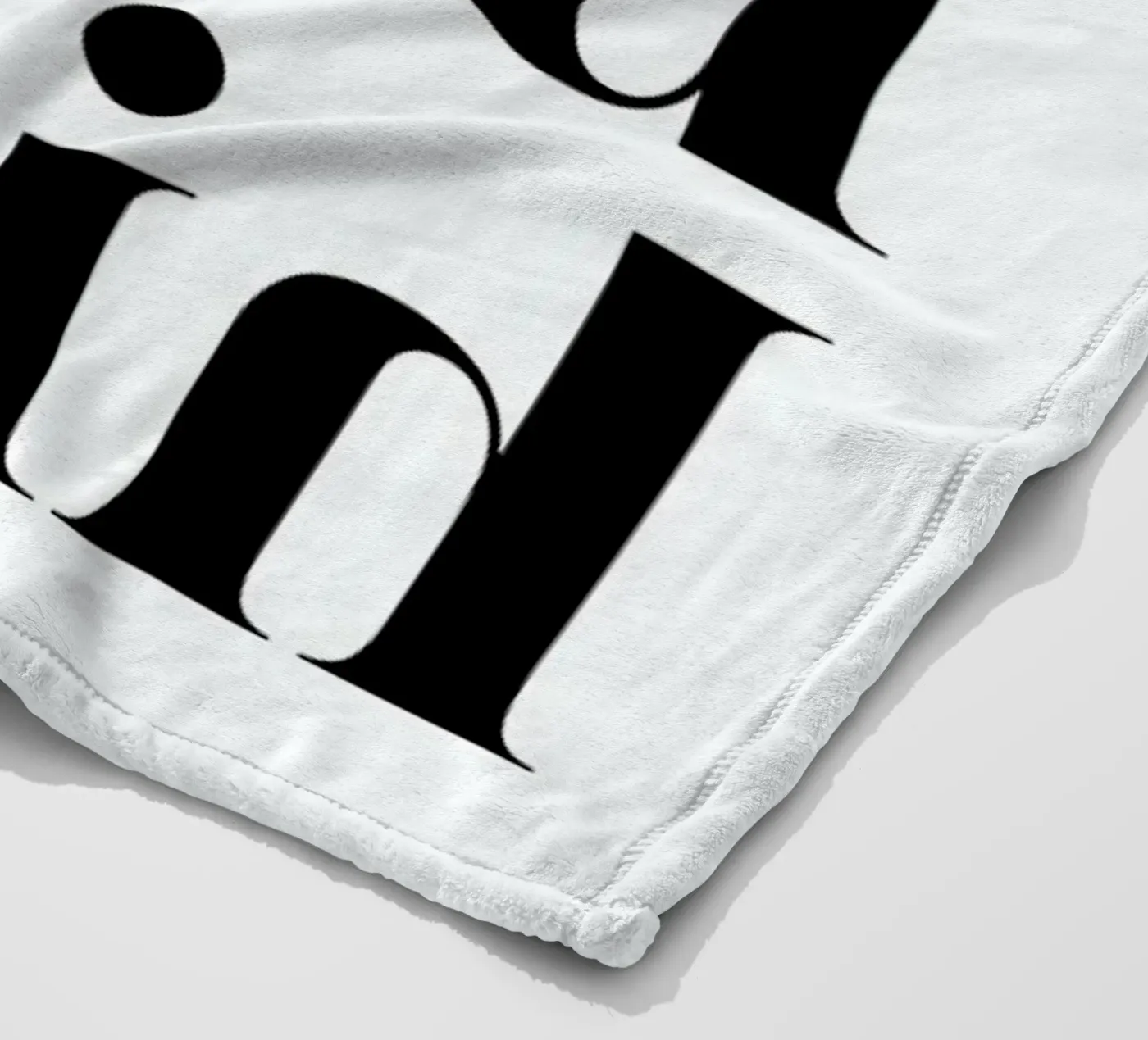 Behind Fleecedecke von The Wall Shop