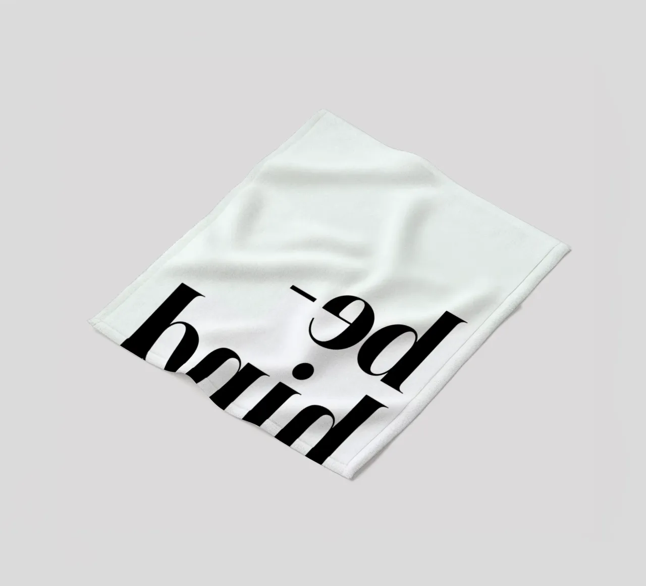 Behind fleecedeken van The Wall Shop