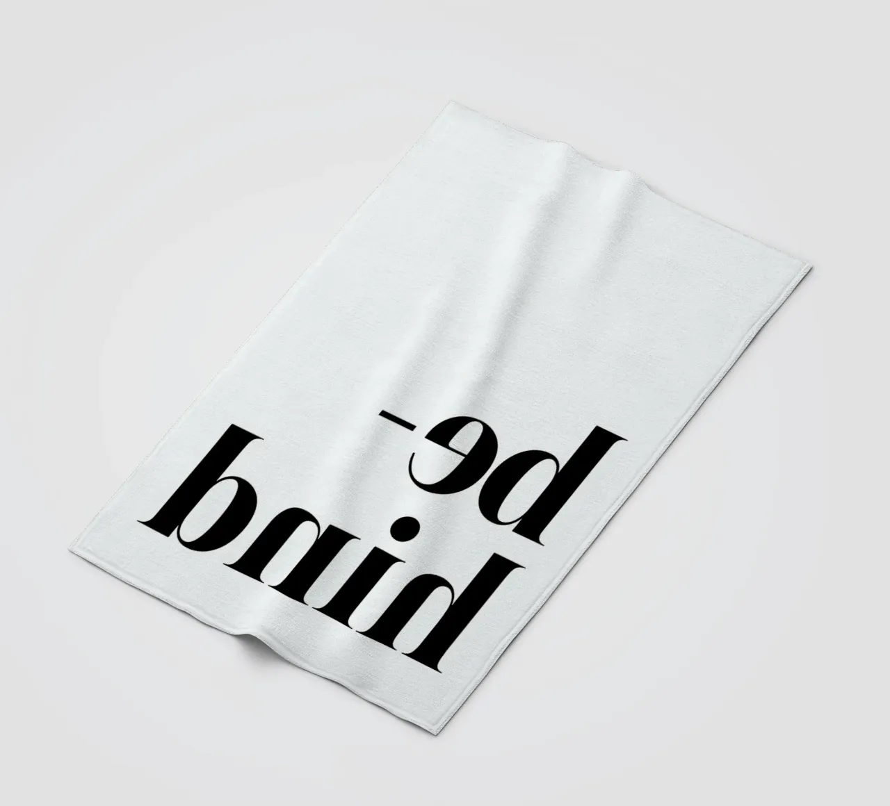 Behind fleecedeken van The Wall Shop