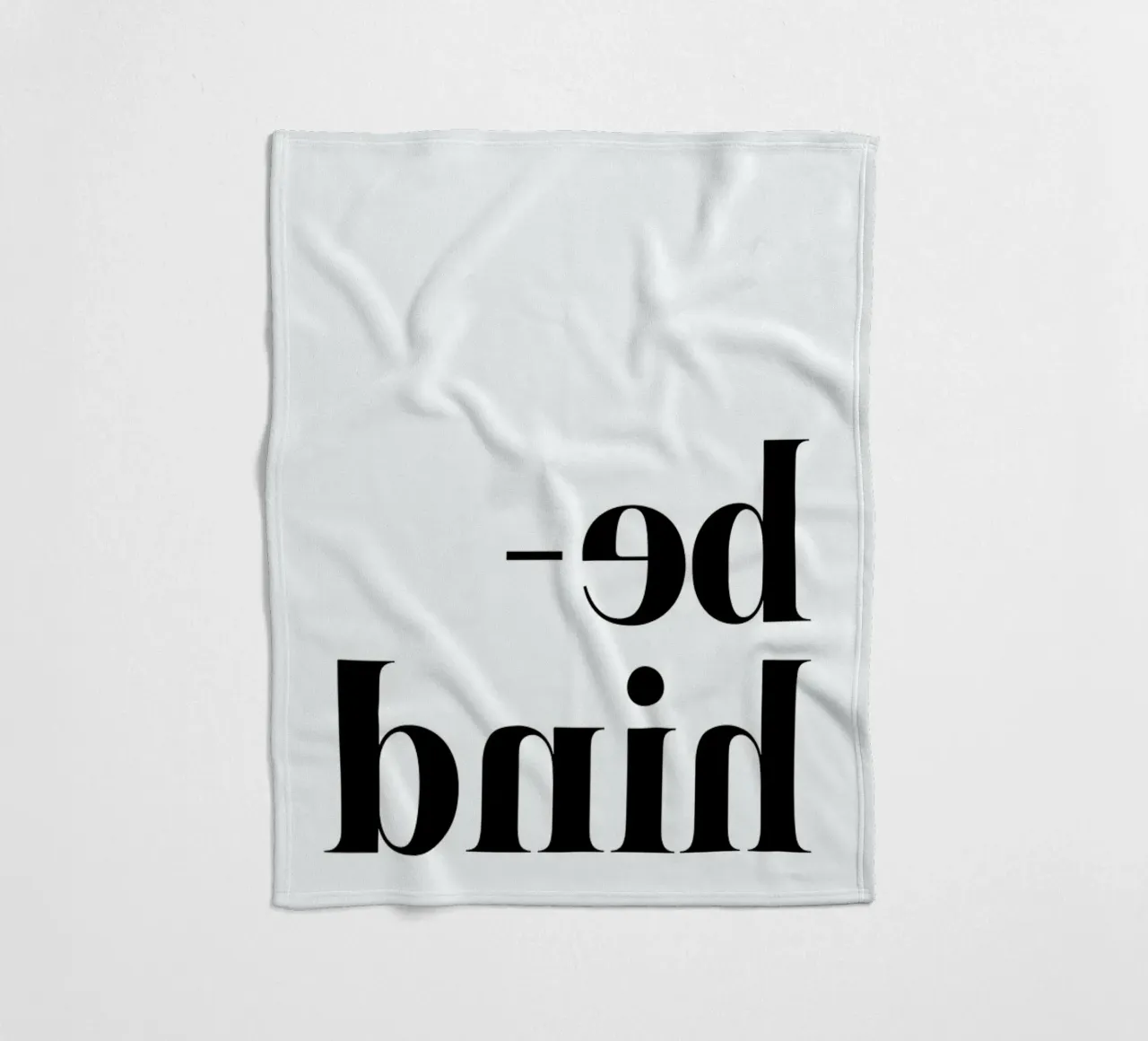 Behind fleecedeken van The Wall Shop